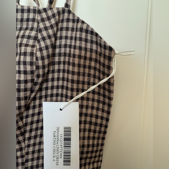 Reformation Tovianna Linen Dress Brand New Never Worn w/ Tags Size 6 - Picture 4 of 5